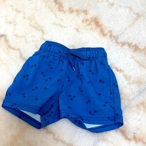 Carter's Blue Shorts with Palm Print